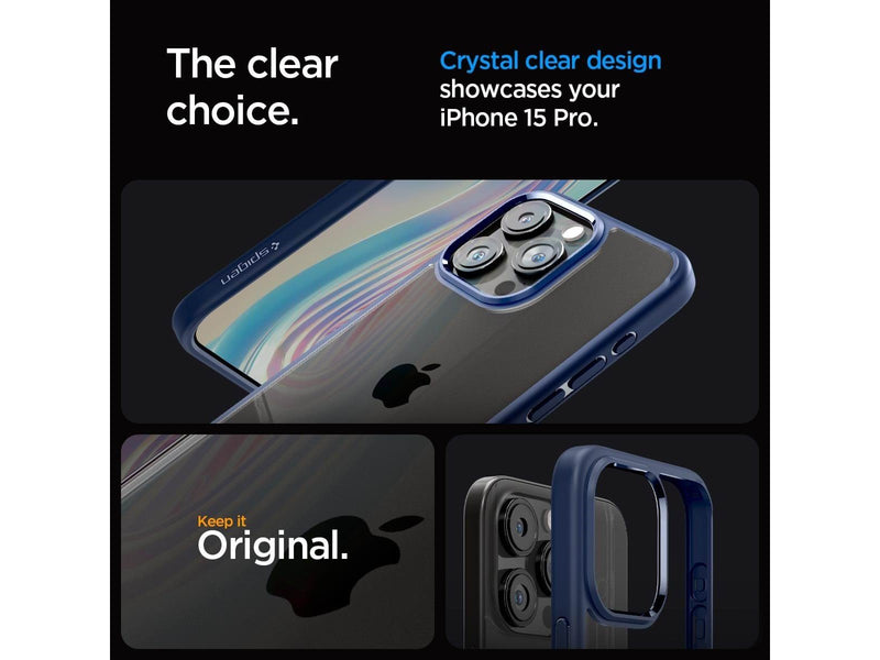 Spigen Ultra Hybrid - navy blue - iPhone 15 Pro