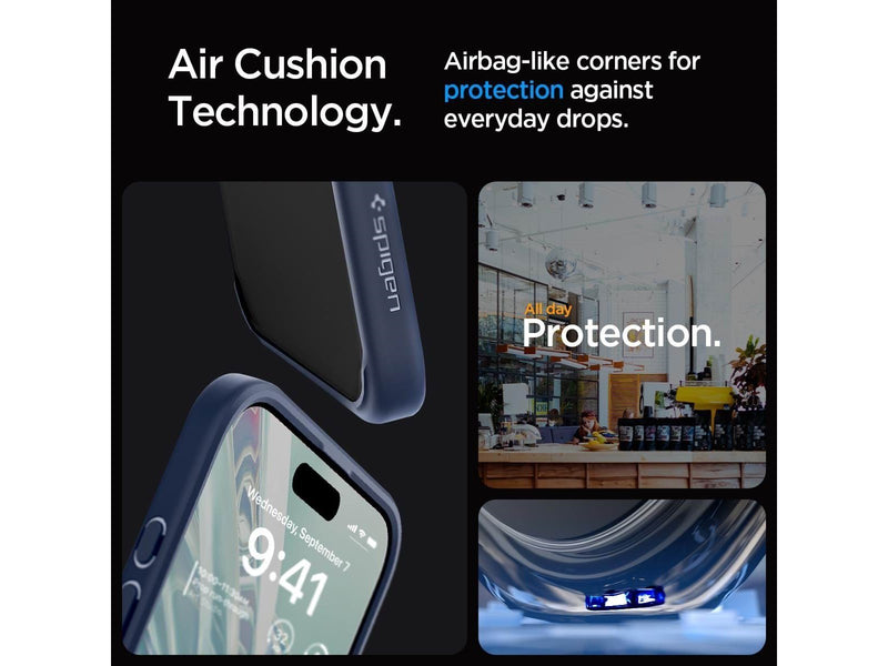 Spigen Ultra Hybrid - navy blue - iPhone 15 Pro