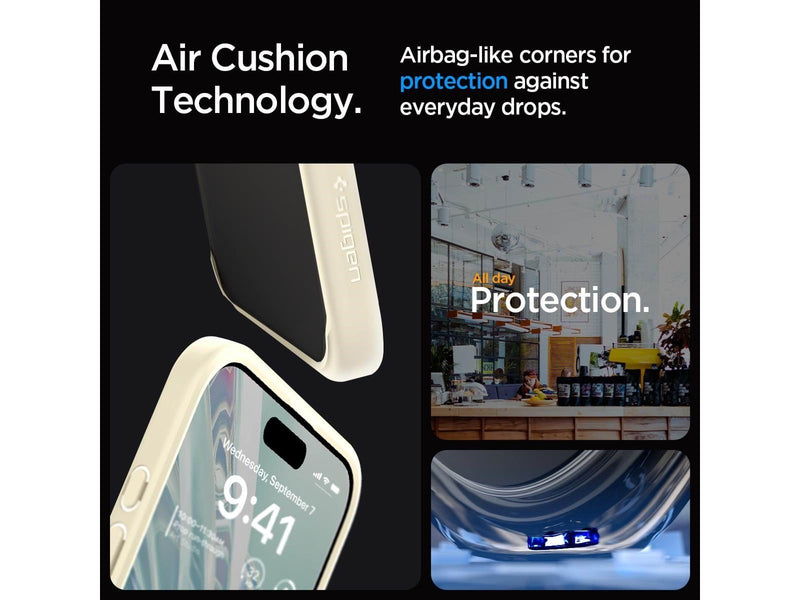 Spigen Ultra Hybrid - mute beige - iPhone 15 Pro