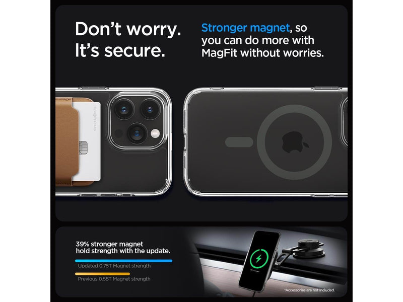 Spigen Ultra Hybrid MagSafe - graphite - iPhone 15 Pro