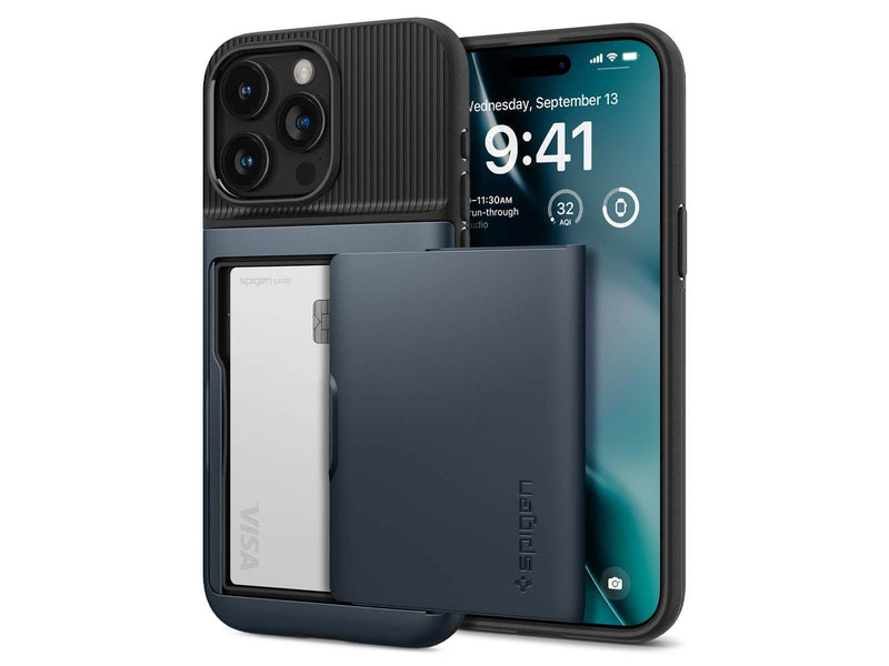 Spigen Slim Armor CS - metal slate - iPhone 15 Pro