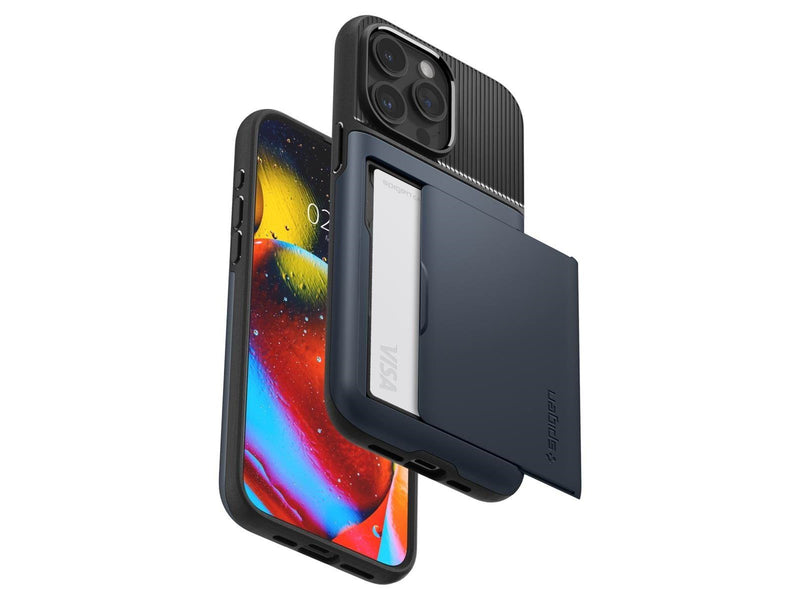Spigen Slim Armor CS - metal slate - iPhone 15 Pro