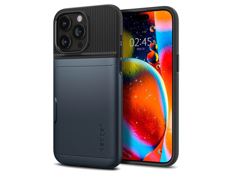 Spigen Slim Armor CS - metal slate - iPhone 15 Pro
