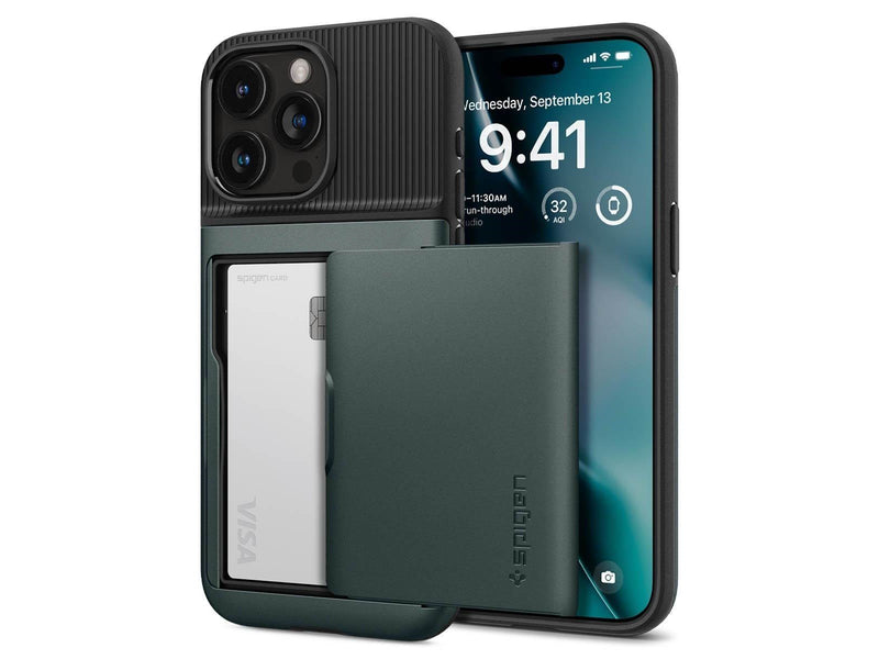 Spigen Slim Armor CS - abyss green - iPhone 15 Pro