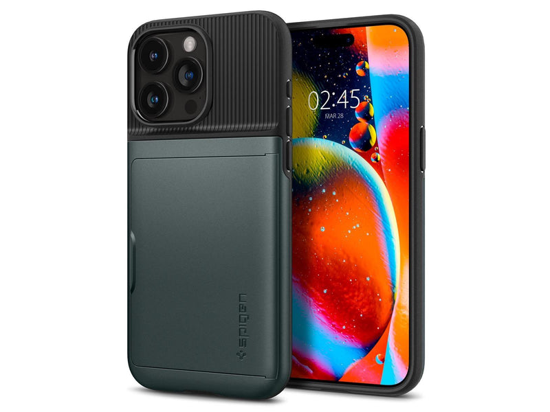 Spigen Slim Armor CS - abyss green - iPhone 15 Pro