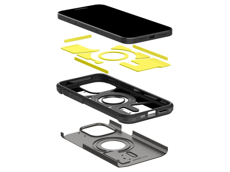 Spigen Tough Armor MagSafe - gunmetal - iPhone 15 Pro