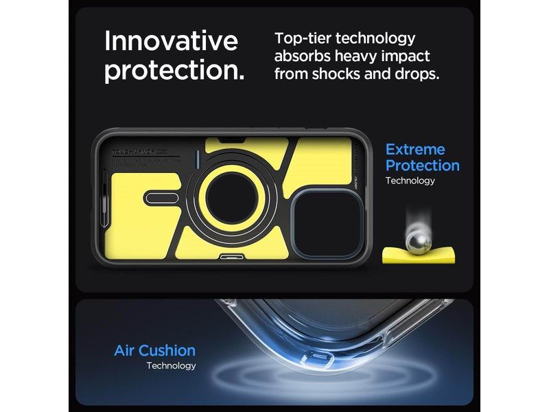 Spigen Tough Armor MagSafe - metal slate - iPhone 15 Pro
