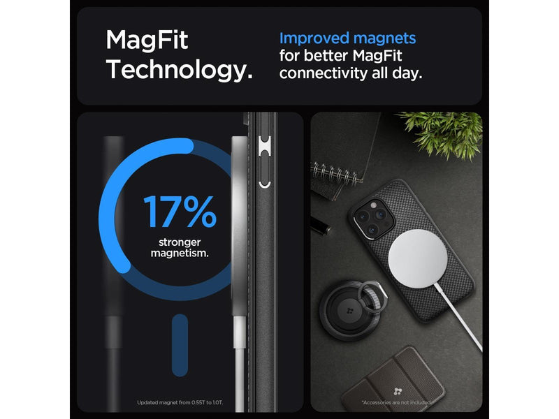 Spigen Mag Armor MagSafe - matte black - iPhone 15 Pro