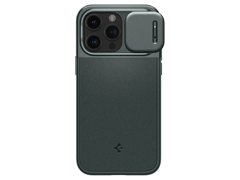 Spigen Optik Armor MagSafe - abyss green - iPhone 15 Pro