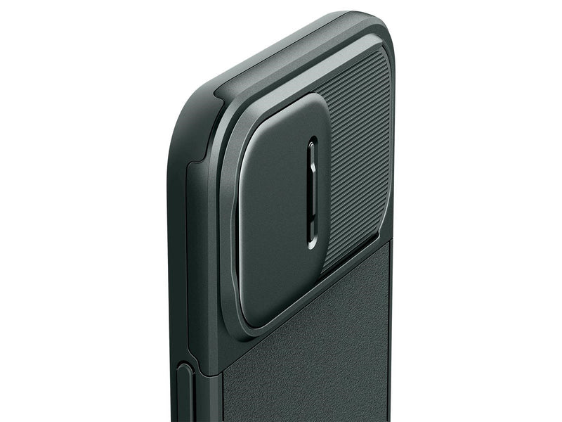 Spigen Optik Armor MagSafe - abyss green - iPhone 15 Pro
