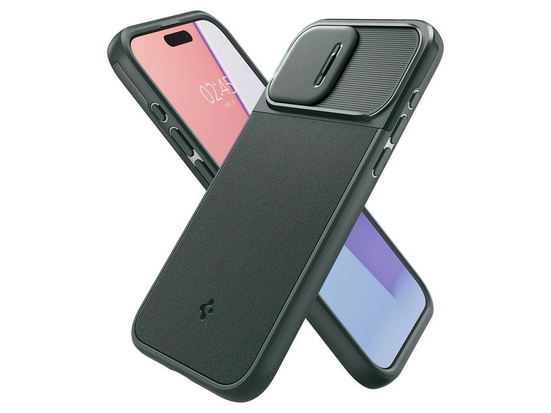 Spigen Optik Armor MagSafe - abyss green - iPhone 15 Pro