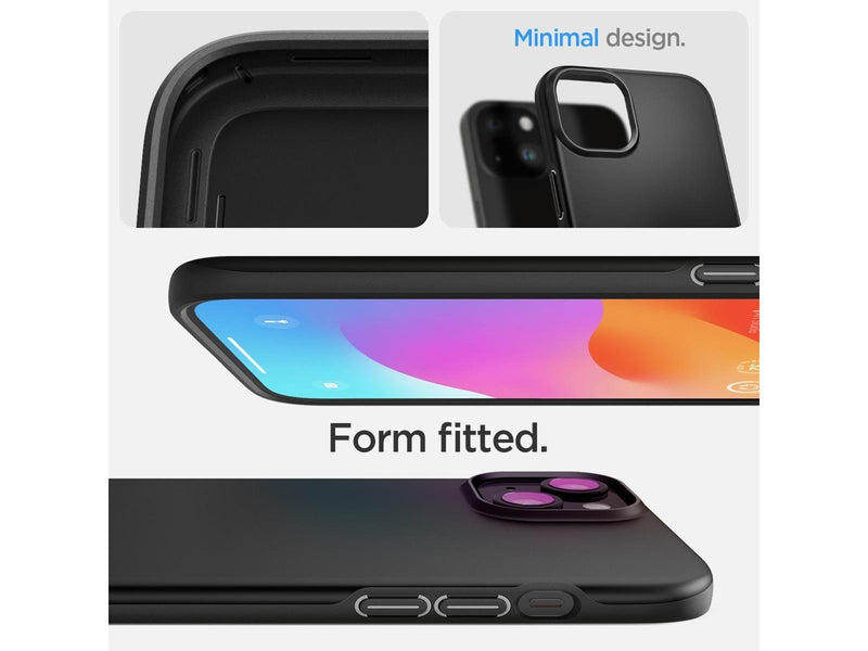 Spigen Thin Fit - black - iPhone 15