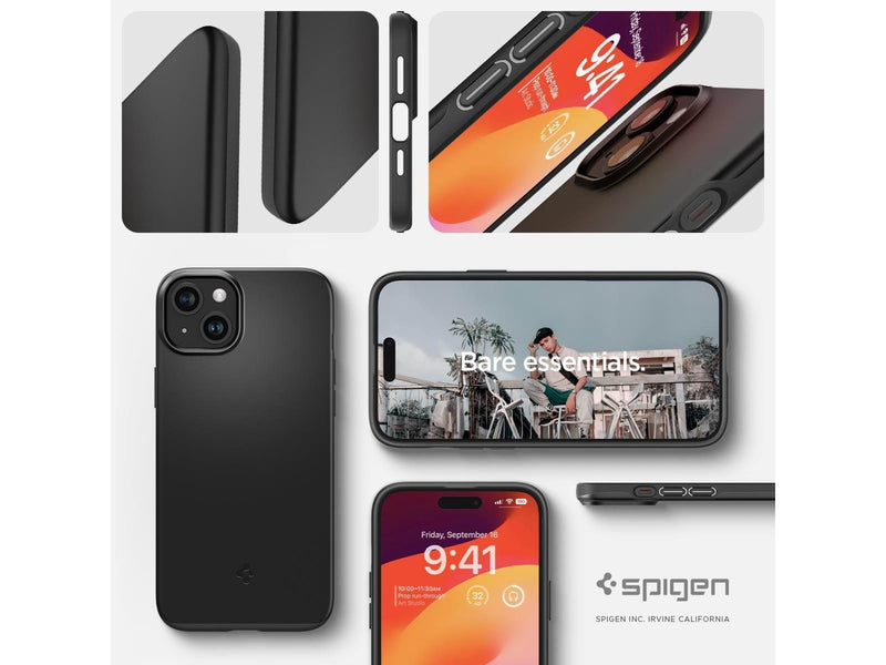 Spigen Thin Fit - black - iPhone 15