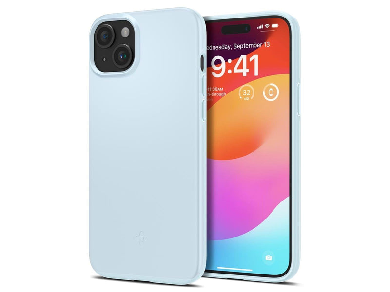Spigen Thin Fit - mute blue - iPhone 15