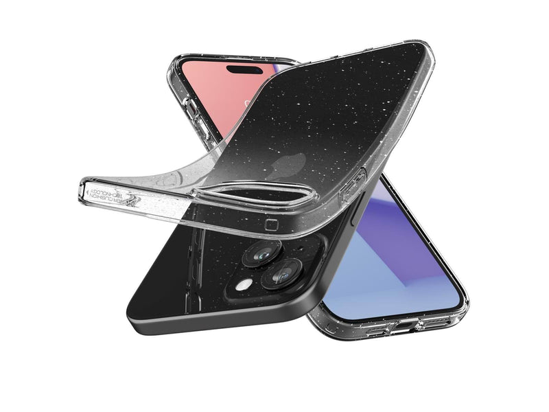 Spigen Liquid Crystal Glitter - crystal quartz - iPhone 15
