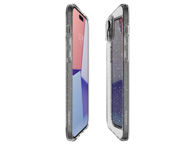 Spigen Liquid Crystal Glitter - crystal quartz - iPhone 15