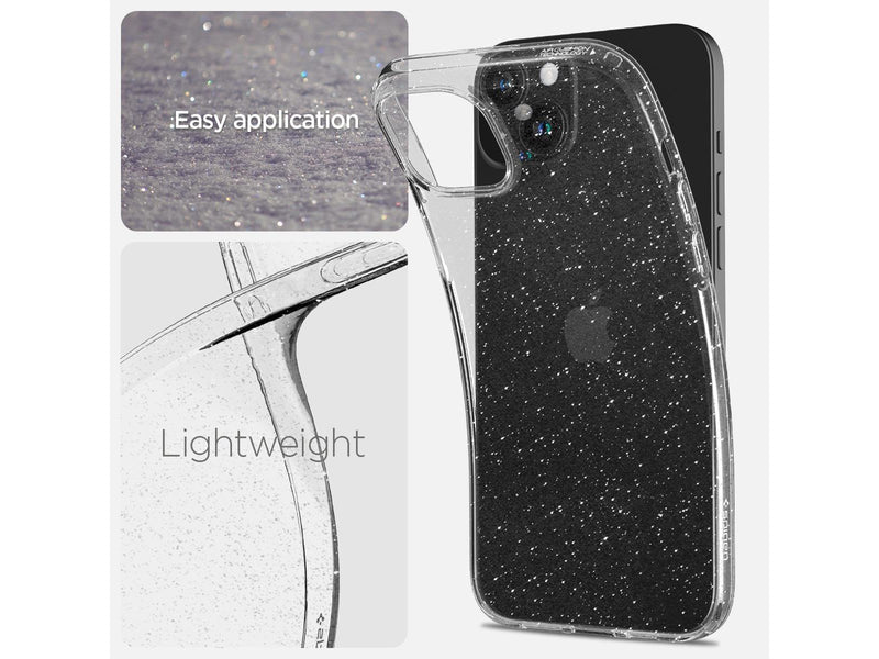 Spigen Liquid Crystal Glitter - crystal quartz - iPhone 15
