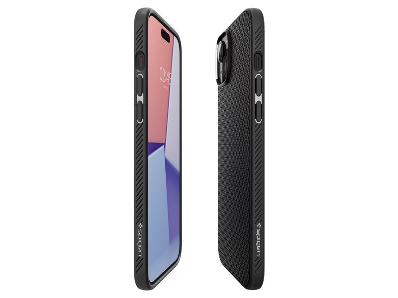 Spigen Liquid Air - matte black - iPhone 15