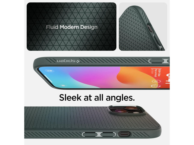 Spigen Liquid Air - abyss green - iPhone 15