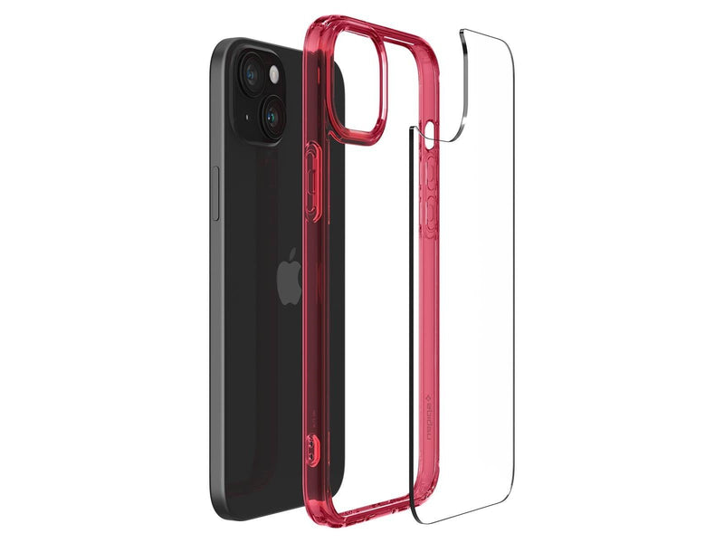 Spigen Ultra Hybrid - red crystal - iPhone 15