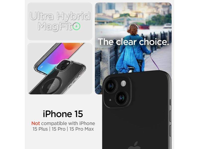 Spigen Ultra Hybrid MagSafe - carbon fiber - iPhone 15