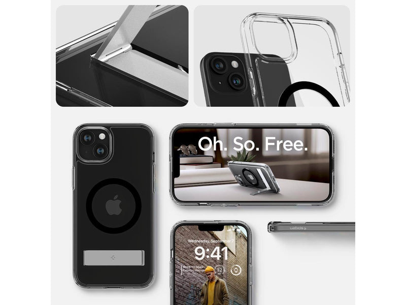 Spigen Ultra Hybrid S MagSafe - black - iPhone 15