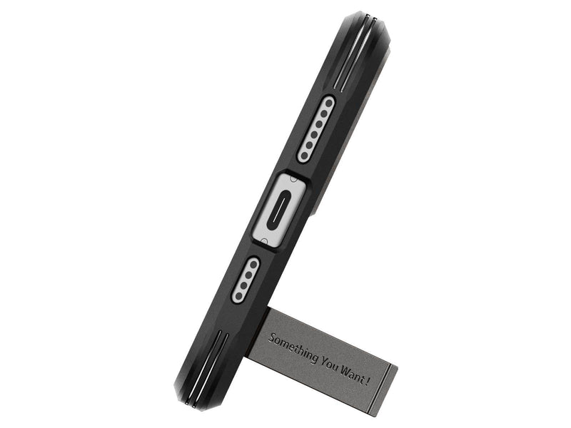 Spigen Tough Armor MagSafe - gunmetal - iPhone 15