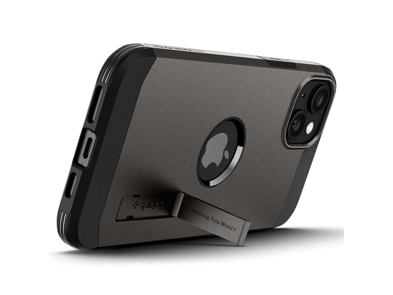 Spigen Tough Armor MagSafe - gunmetal - iPhone 15