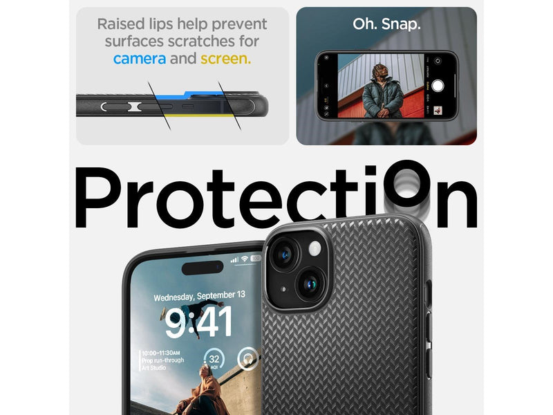 Spigen Mag Armor MagSafe - matte black - iPhone 15
