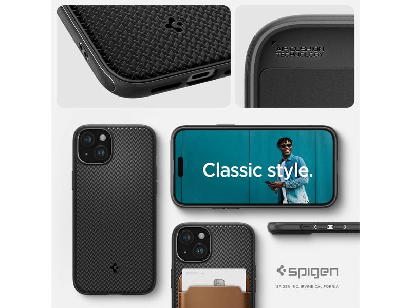 Spigen Mag Armor MagSafe - matte black - iPhone 15