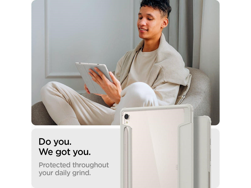 Spigen Ultra Hybrid Pro - gray - Samsung Galaxy Tab S9