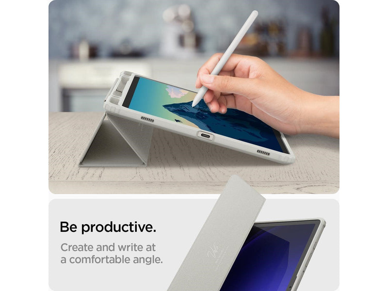 Spigen Ultra Hybrid Pro - gray - Samsung Galaxy Tab S9