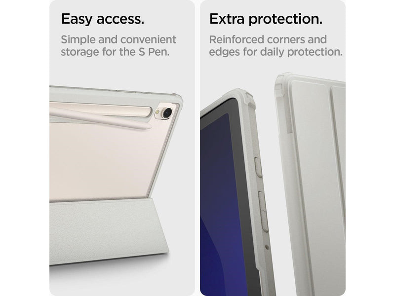 Spigen Ultra Hybrid Pro - gray - Samsung Galaxy Tab S9