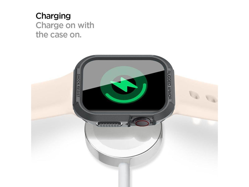 Spigen Rugged Armor - dark gray - Apple Watch 45mm/44mm