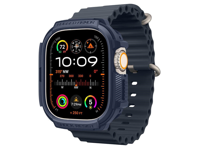 Spigen Rugged Armor - navy blue - Apple Watch Ultra 2/1 49mm