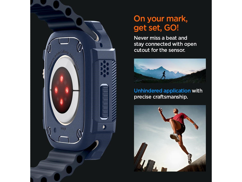 Spigen Rugged Armor - navy blue - Apple Watch Ultra 2/1 49mm