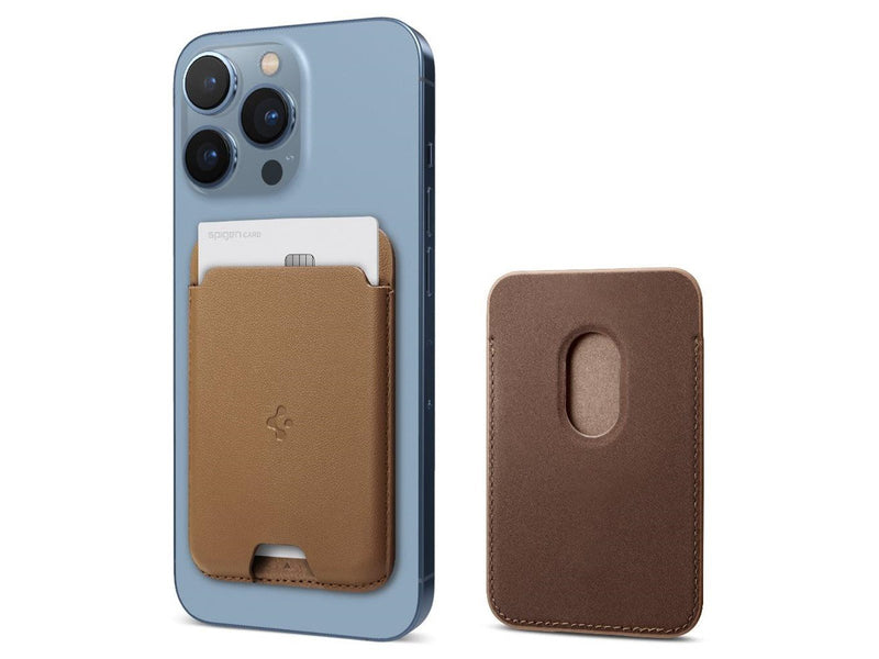 Spigen Wallet Valentinus MagSafe - brown - MagSafe