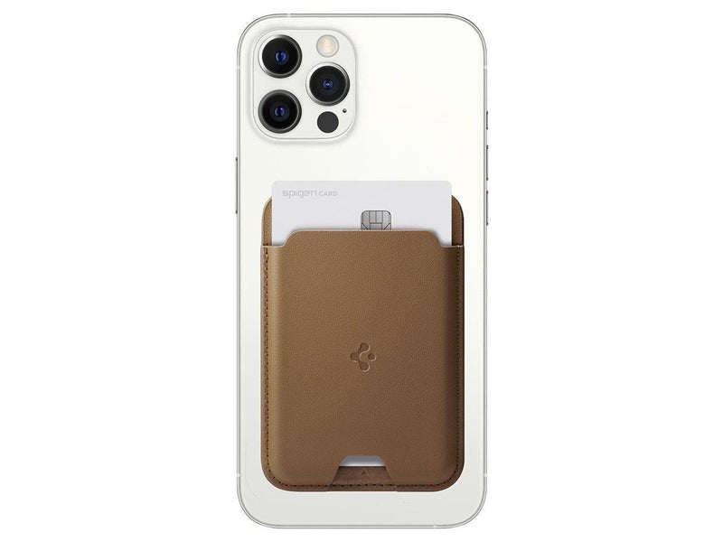 Spigen Wallet Valentinus MagSafe - brown - MagSafe