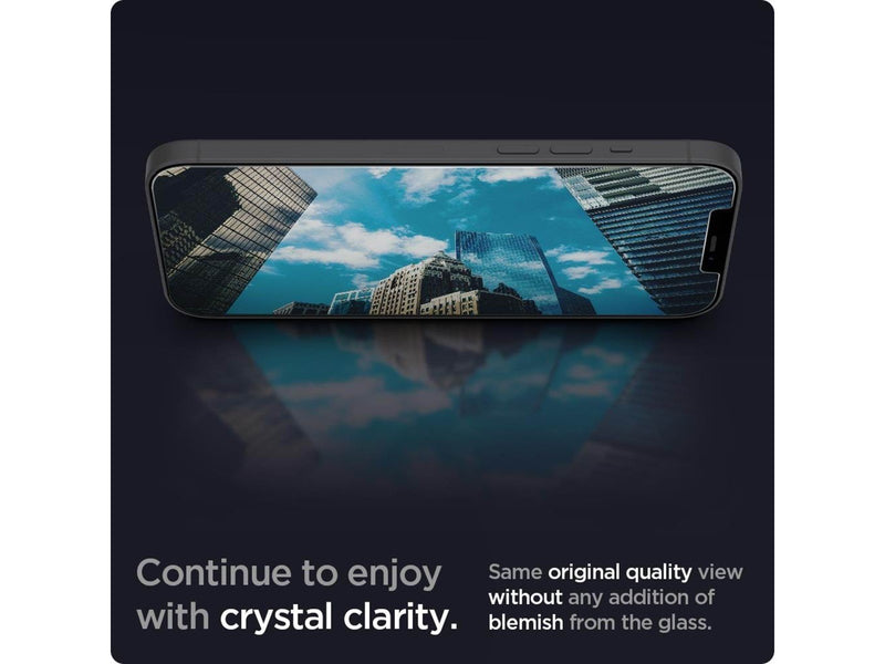 Spigen Glas tR EZ Fit - 2 Pack - iPhone 12 Pro Max