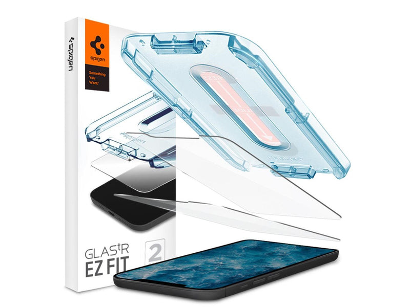 Spigen Glas tR EZ Fit - 2 Pack - iPhone 12/Pro