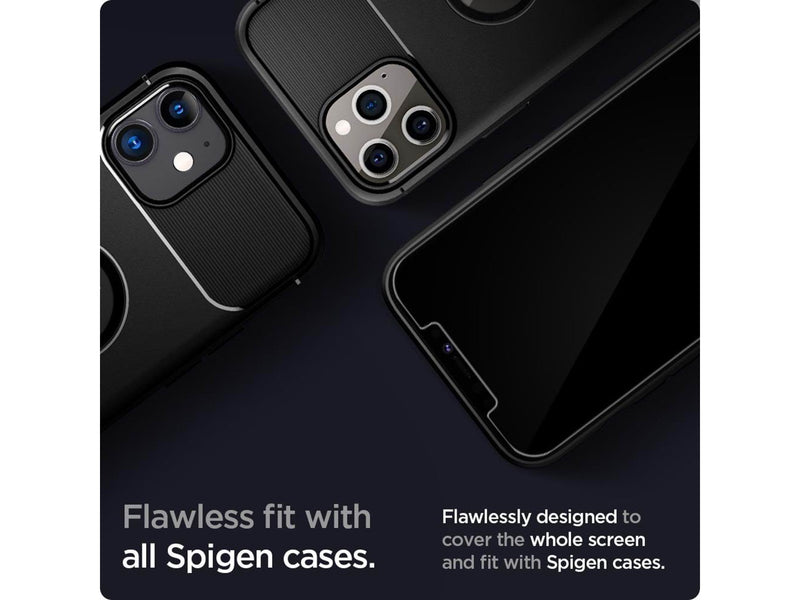 Spigen Glas tR EZ Fit - 2 Pack - iPhone 12/Pro