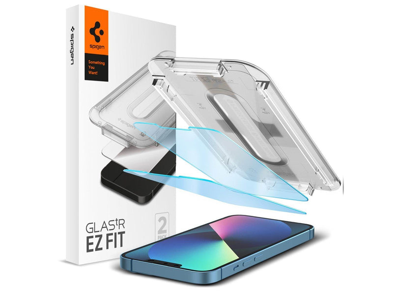 Spigen Glass tR EZ Fit 2 Pack - transparency sensor open - iPhone 14 Plus/13 Pro Max