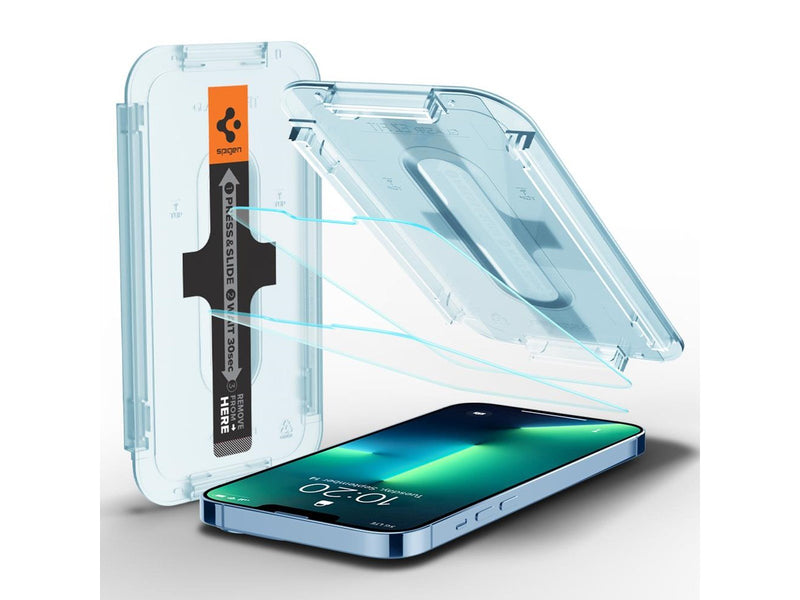 Spigen Glass tR EZ Fit 2 Pack - transparency sensor open - iPhone 14 Plus/13 Pro Max