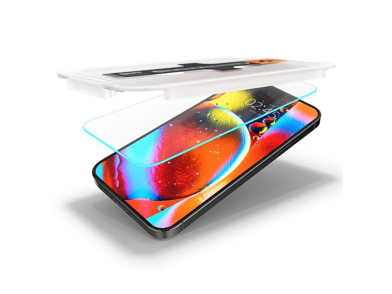 Spigen Glass tR EZ Fit 2 Pack - transparency sensor open - iPhone 14 Plus/13 Pro Max