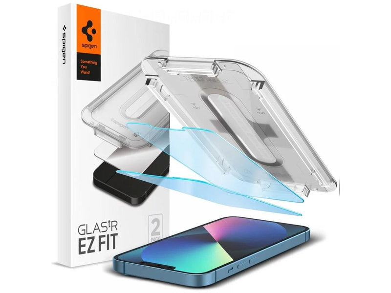 Spigen Glass tR EZ Fit AntiBlue 2 Pack -  iPhone 16e/14/13/13 Pro