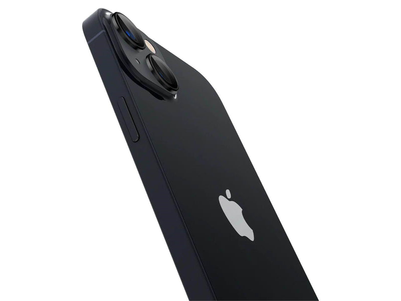 Spigen Glass EZ Fit Optik Pro 2 Pack - black - iPhone 15/15 Plus/14/14 Plus