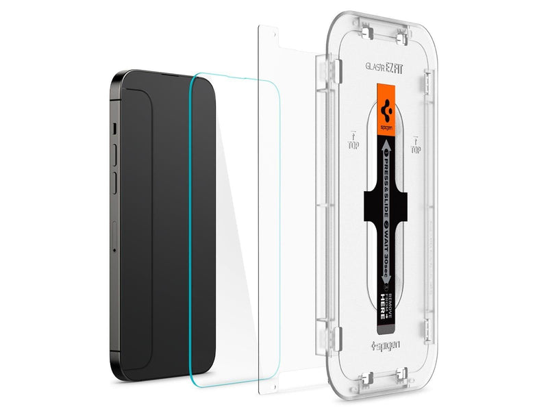 Spigen Glass tR EZ Fit 2 Pack - Transparency Sensor Protection - iPhone 14 Pro