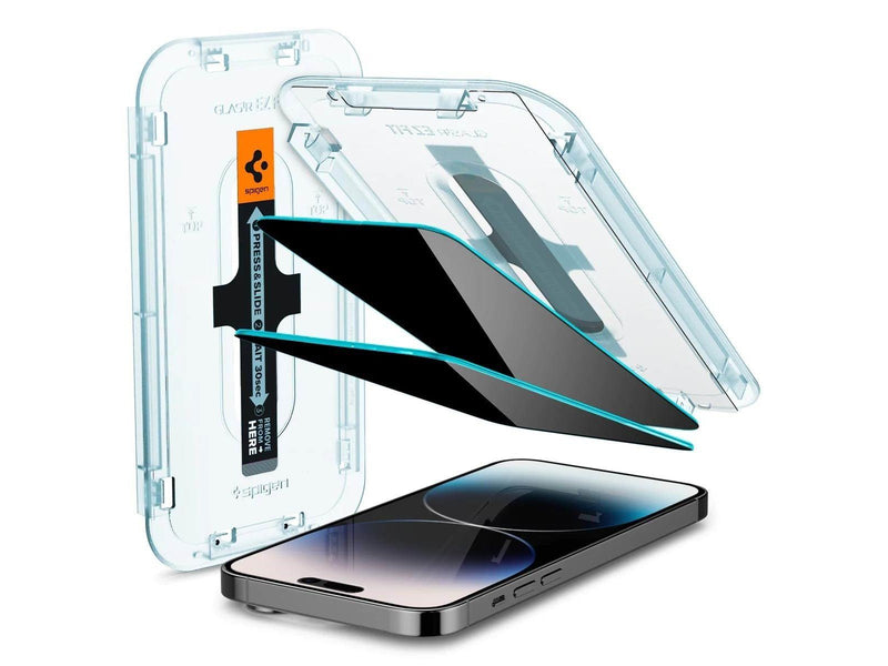 Spigen Glass EZ Fit Privacy 2 Pack - iPhone 14 Pro