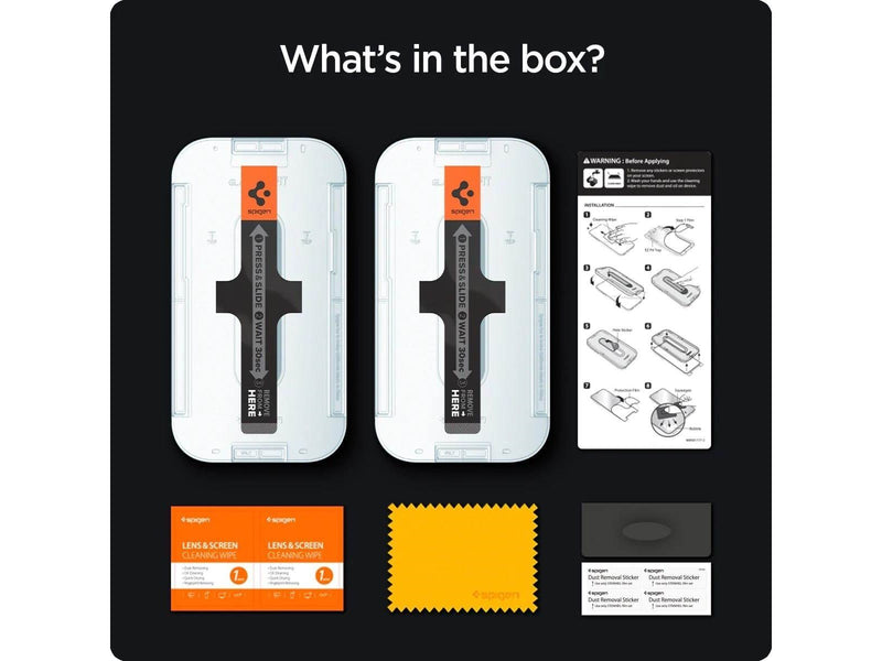 Spigen Glass EZ Fit Privacy 2 Pack - iPhone 14 Pro