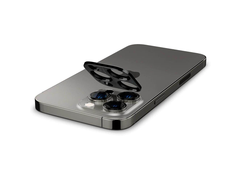 Spigen Glass tR Optik 2 Pack - Black - iPhone 16/15/14 Pro / 16/15/14 Pro Max